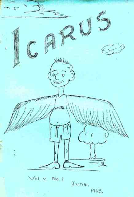 Icarus Cover Vol 1 No 1 June, 1965.